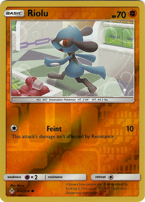 Riolu (Reverse Holo)