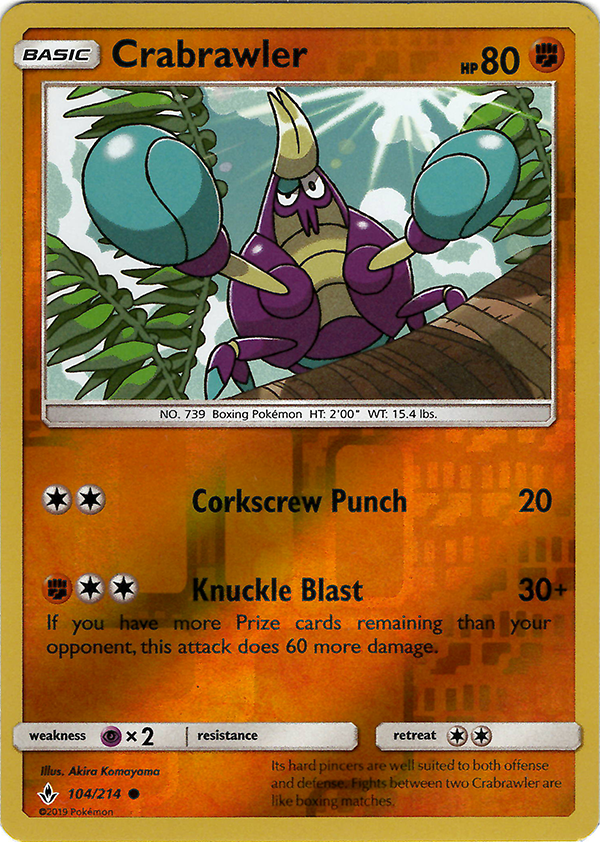 Crabrawler (Reverse Holo)