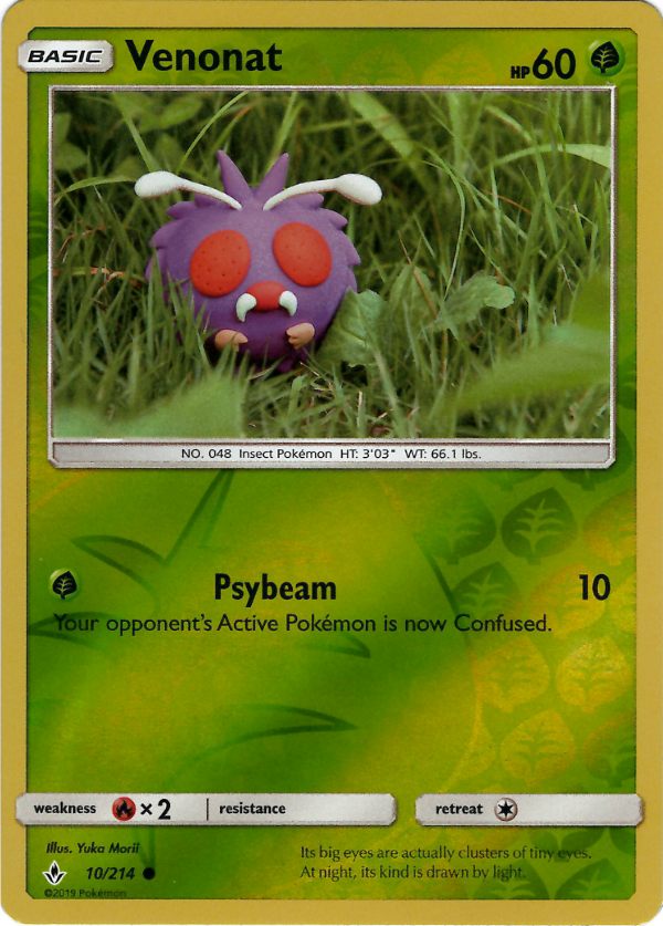 Venonat (10) (Reverse Holo)