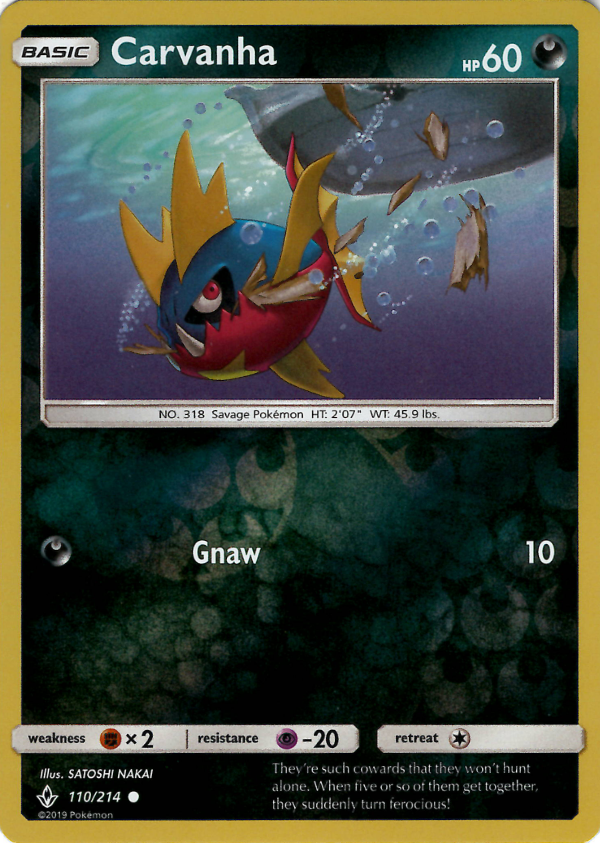 Carvanha (Reverse Holo)