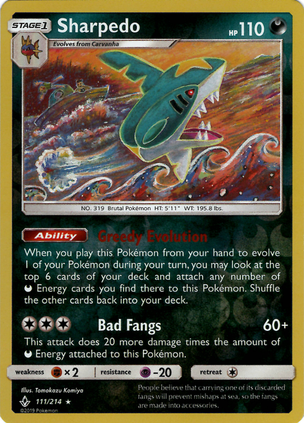 Sharpedo (Reverse Holo)