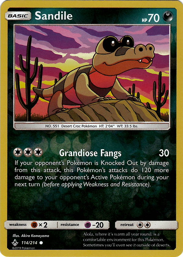 Sandile (114) (Reverse Holo)