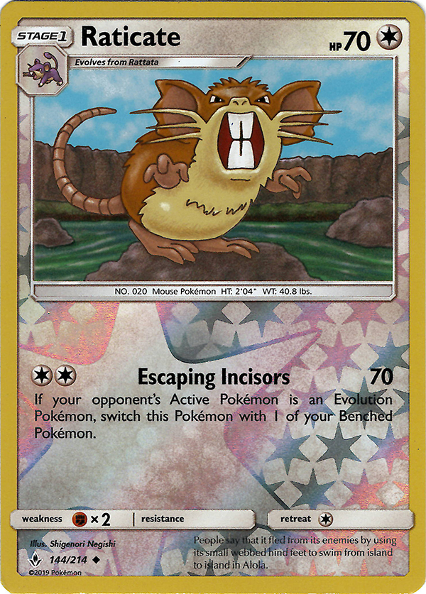 Raticate (Reverse Holo)