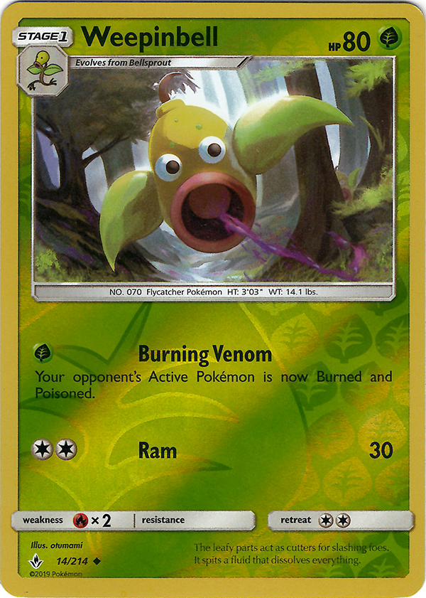 Weepinbell (Reverse Holo)