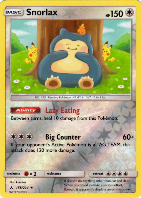 Snorlax (Reverse Holo)