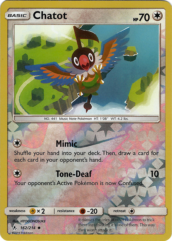 Chatot (Reverse Holo)