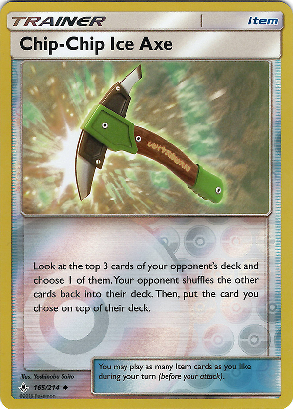 Chip-Chip Ice Axe (Reverse Holo)