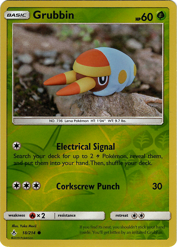 Grubbin (Reverse Holo)