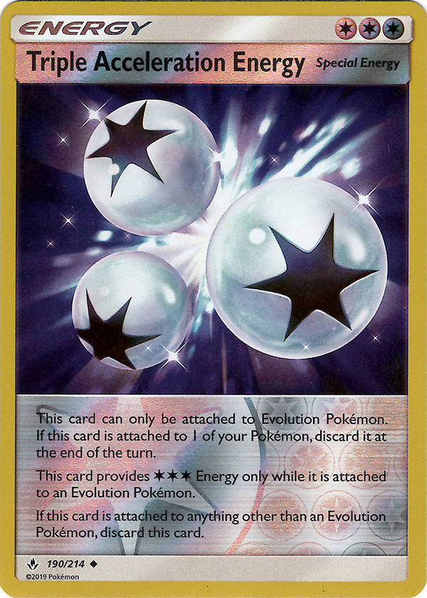Triple Acceleration Energy (Reverse Holo)