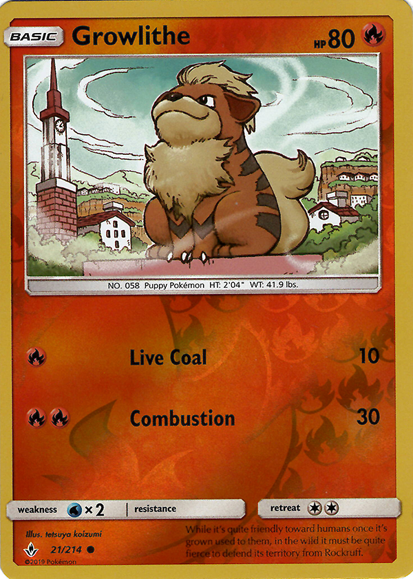 Growlithe (Reverse Holo)