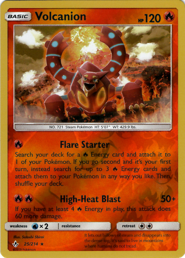 Volcanion (Reverse Holo)