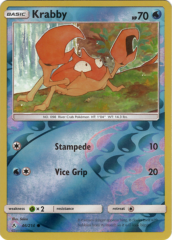 Krabby (Reverse Holo)