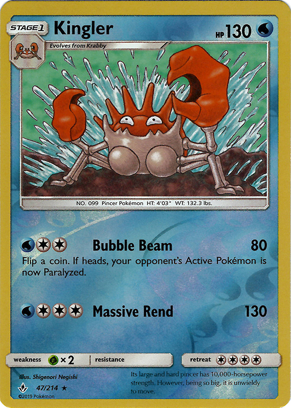 Kingler (Reverse Holo)