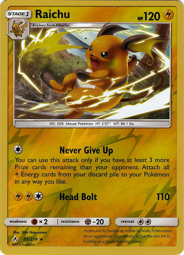 Raichu (Reverse Holo)