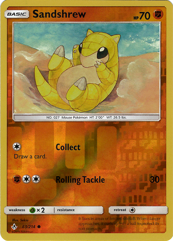 Sandshrew (Reverse Holo)