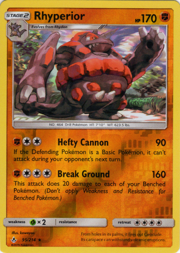 Rhyperior (Reverse Holo)