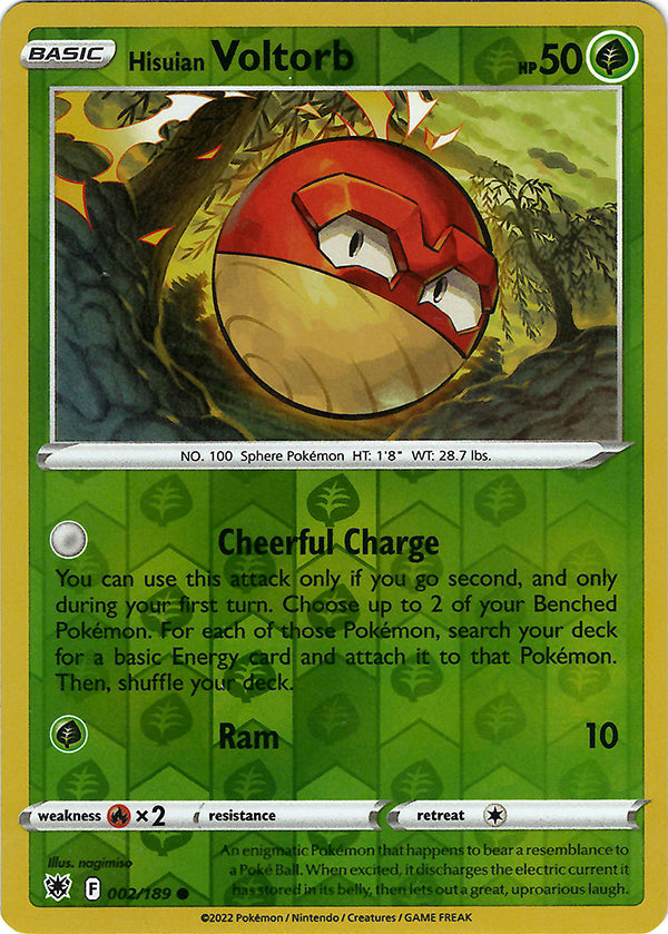 Hisuian Voltorb (Reverse Holo)