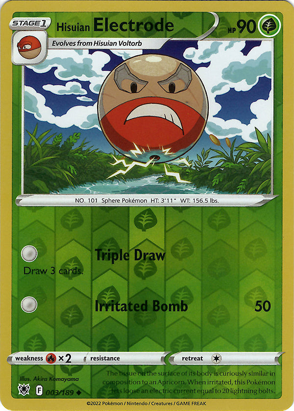 Hisuian Electrode (Reverse Holo)