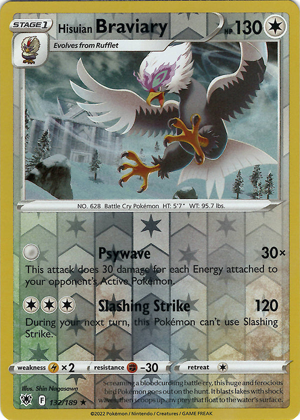 Hisuian Braviary (Reverse Holo)
