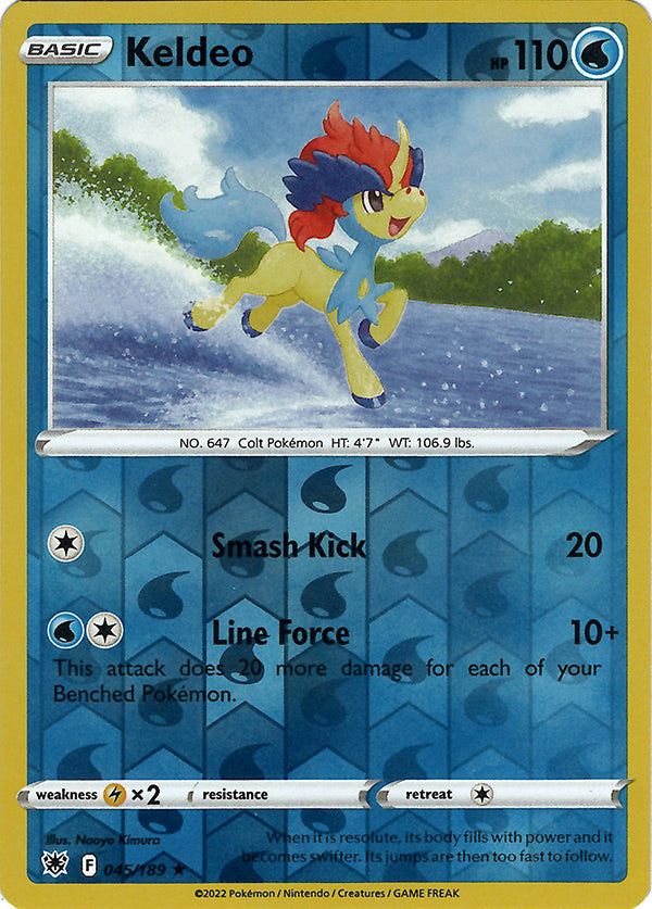 Keldeo (Reverse Holo)