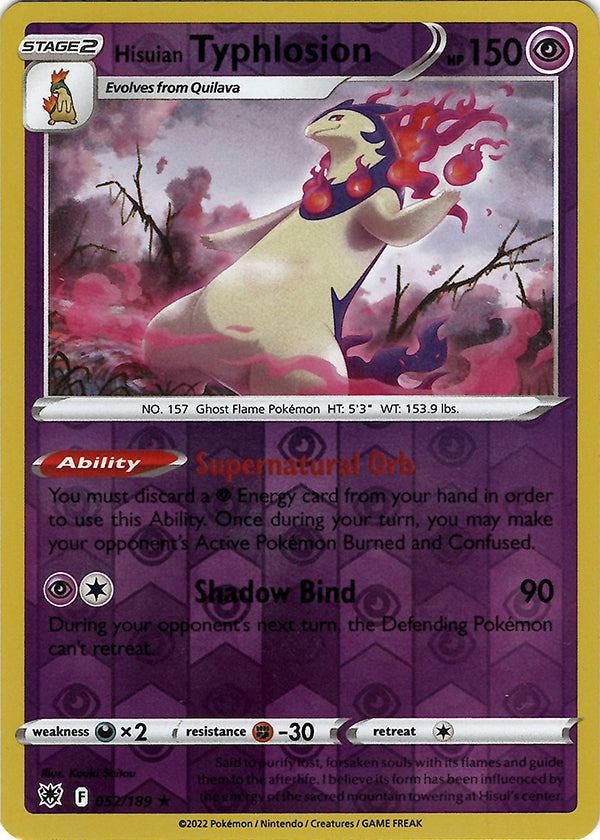 Hisuian Typhlosion (Reverse Holo)