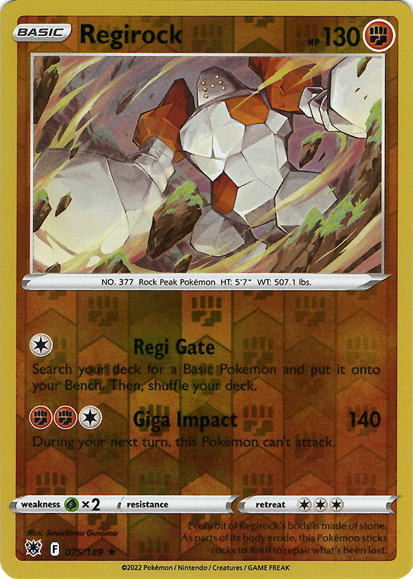 Regirock (Reverse Holo)