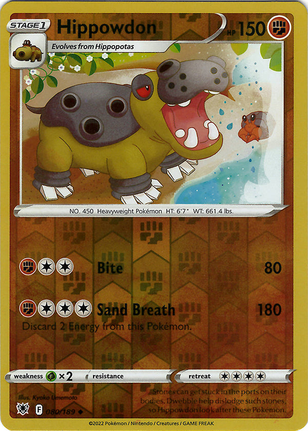 Hippowdon (Reverse Holo)