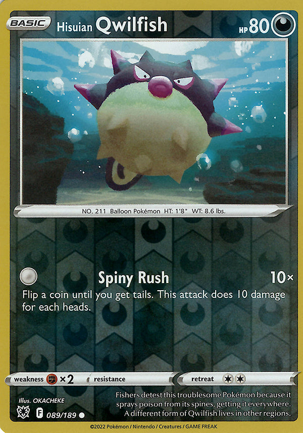Hisuian Qwilfish (89) (Reverse Holo)