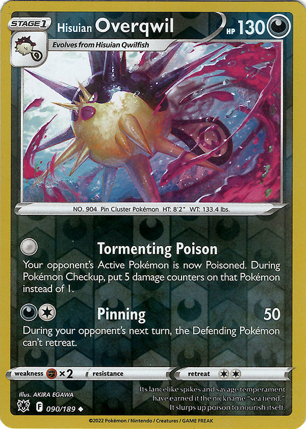 Hisuian Overqwil (90) (Reverse Holo)
