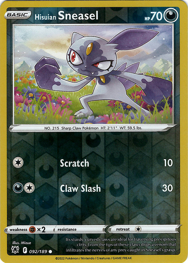 Hisuian Sneasel (Reverse Holo)
