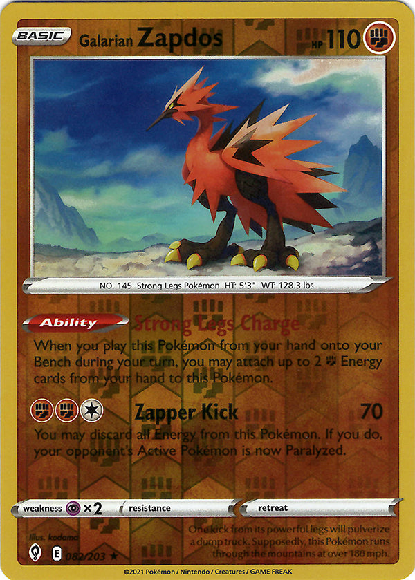 Galarian Zapdos (Reverse Holo)