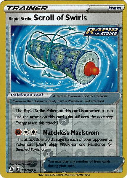 Rapid Strike Scroll of Swirls (Reverse Holo)