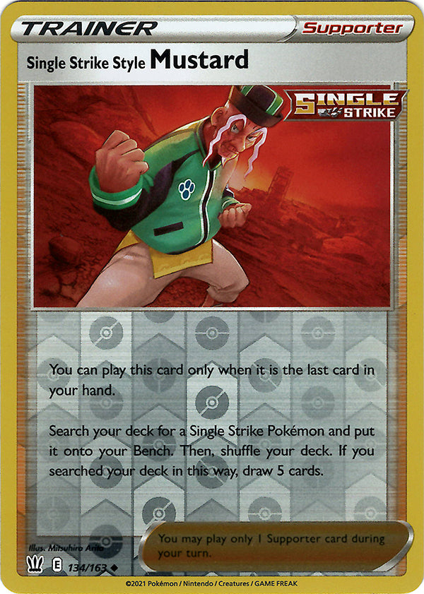 Single Strike Style Mustard (Reverse Holo)