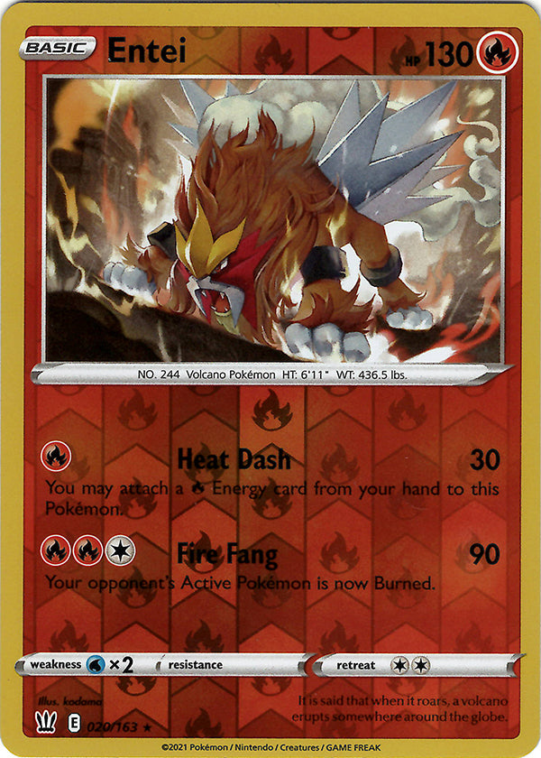 Entei (Reverse Holo)