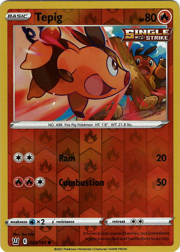 Tepig (Reverse Holo)