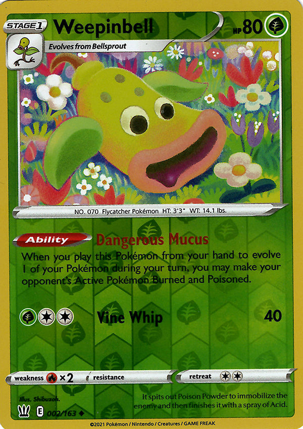 Weepinbell (Reverse Holo)