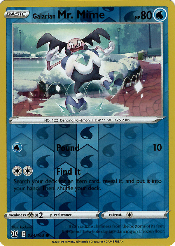 Galarian Mr. Mime (Reverse Holo)