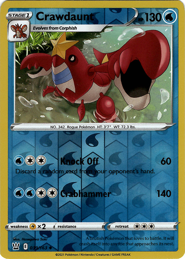 Crawdaunt (Reverse Holo)