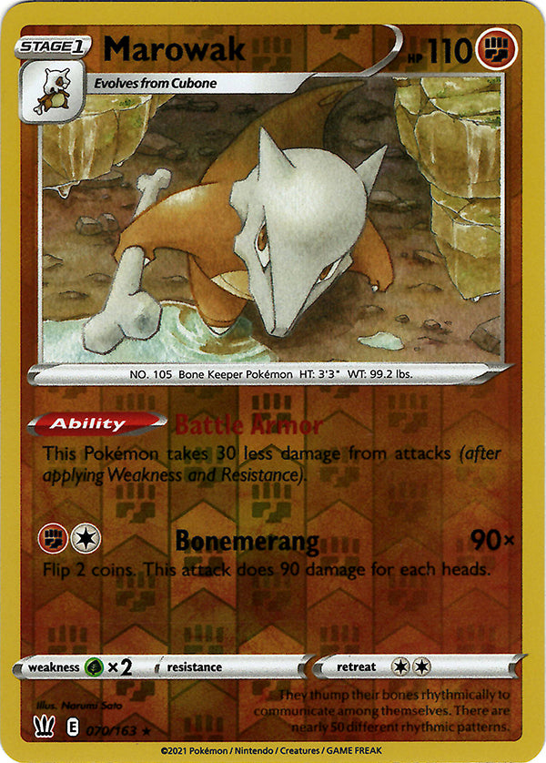 Marowak (Reverse Holo)