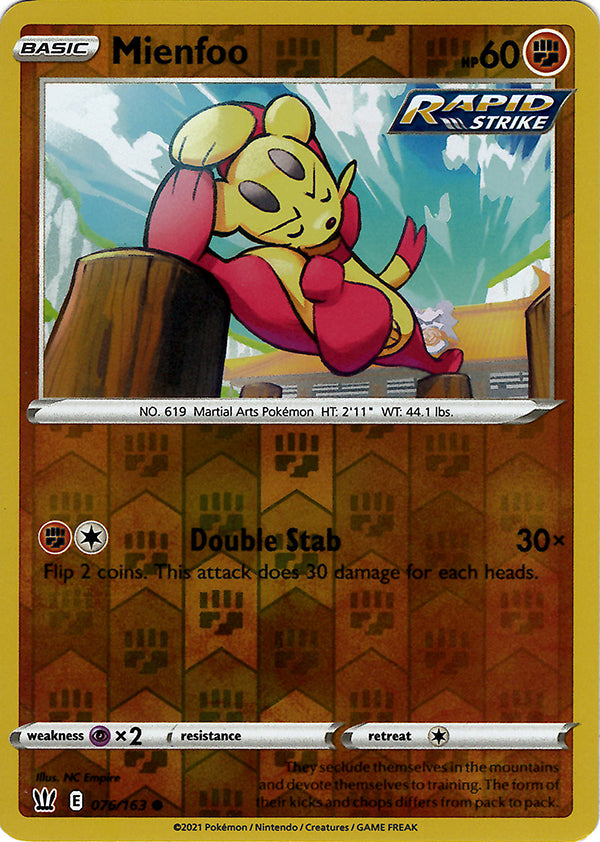 Mienfoo (Reverse Holo)