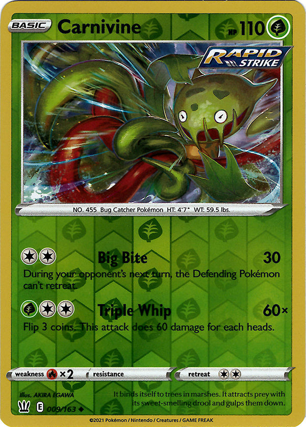 Carnivine (Reverse Holo)