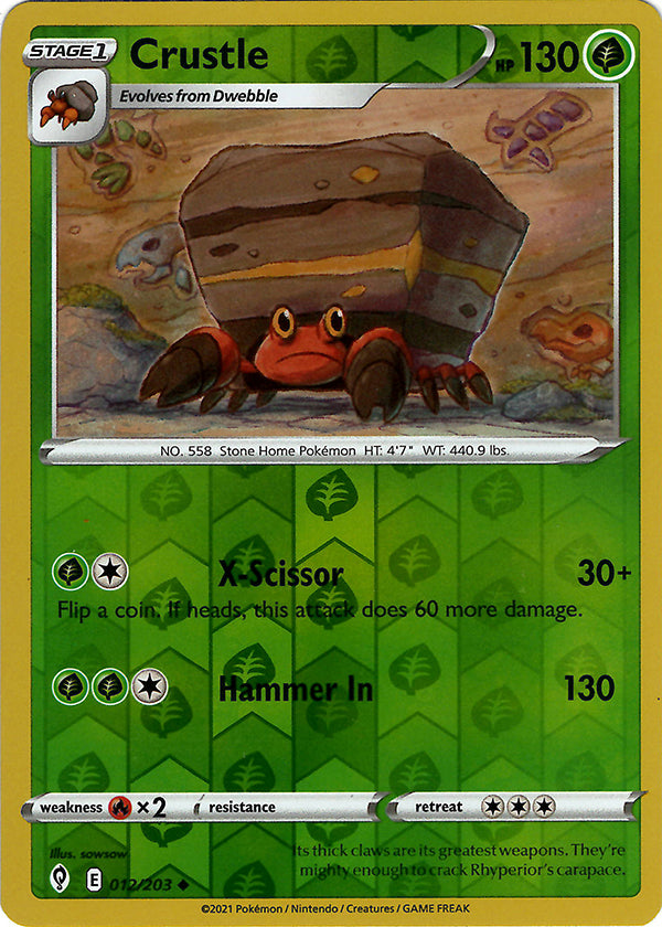 Crustle (Reverse Holo)
