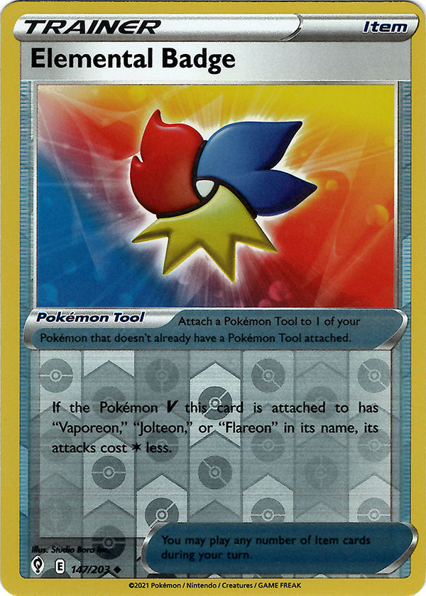 Elemental Badge (Reverse Holo)