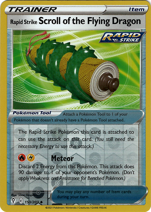 Rapid Strike Scroll of the Flying Dragon (Reverse Holo)