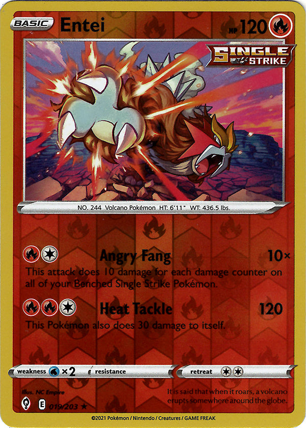 Entei (Reverse Holo)