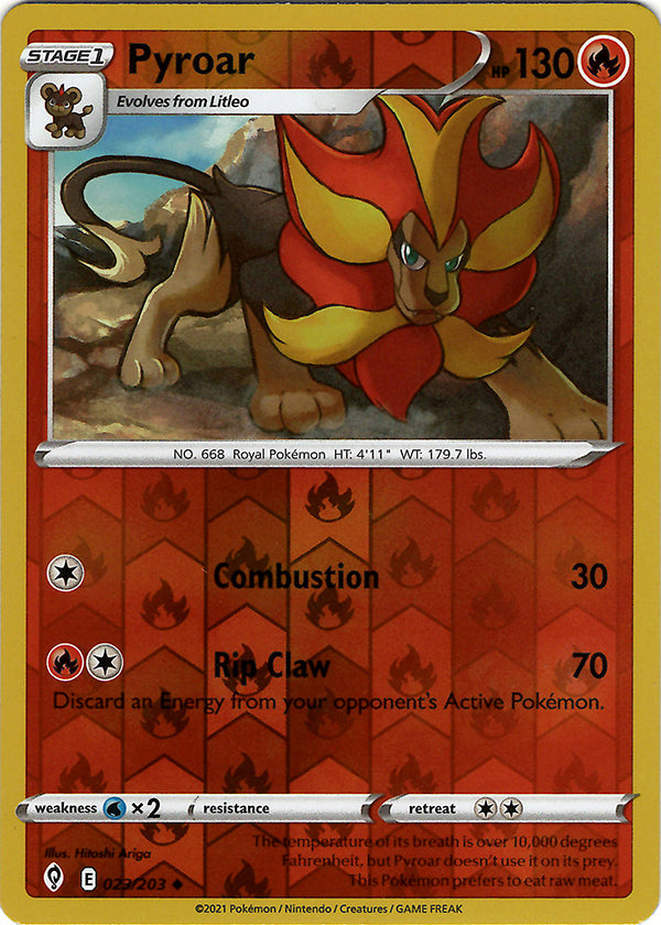 Pyroar (Reverse Holo)