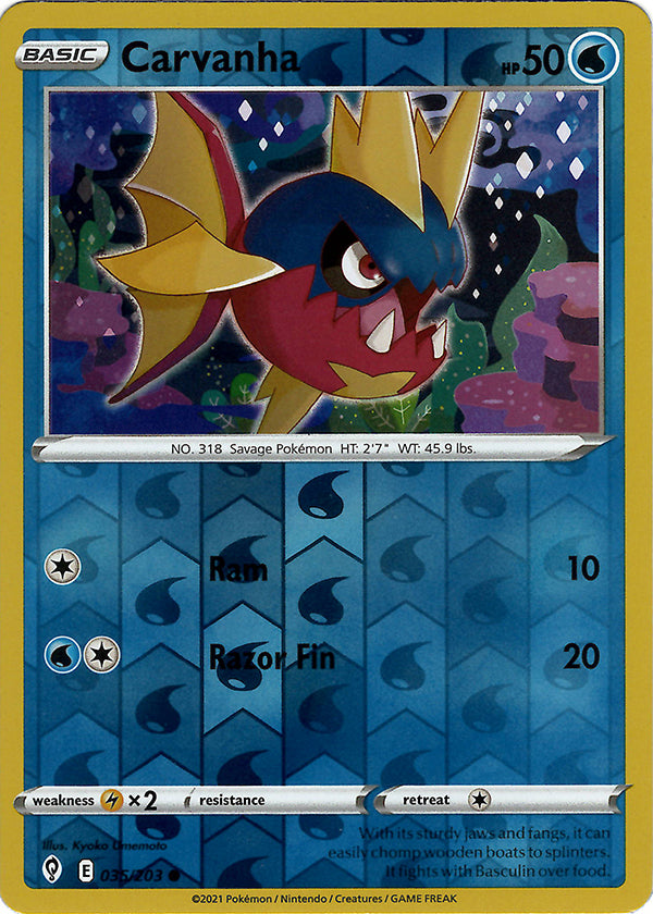 Carvanha (Reverse Holo)