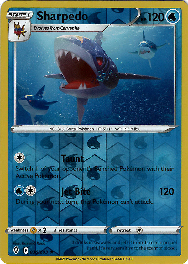 Sharpedo (Reverse Holo)