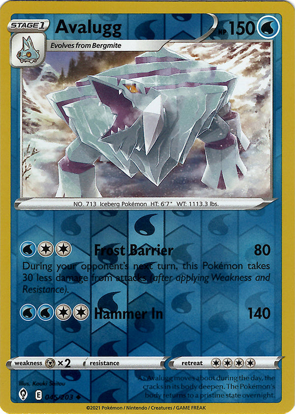 Avalugg (Reverse Holo)