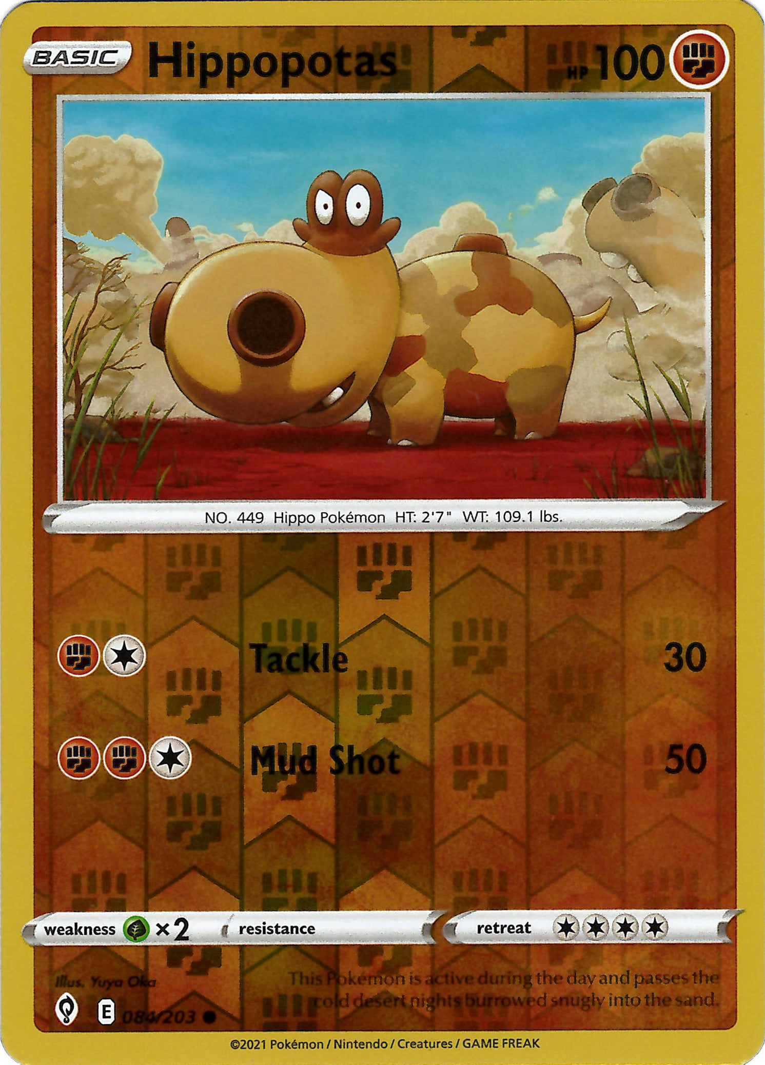 Hippopotas (Reverse Holo)